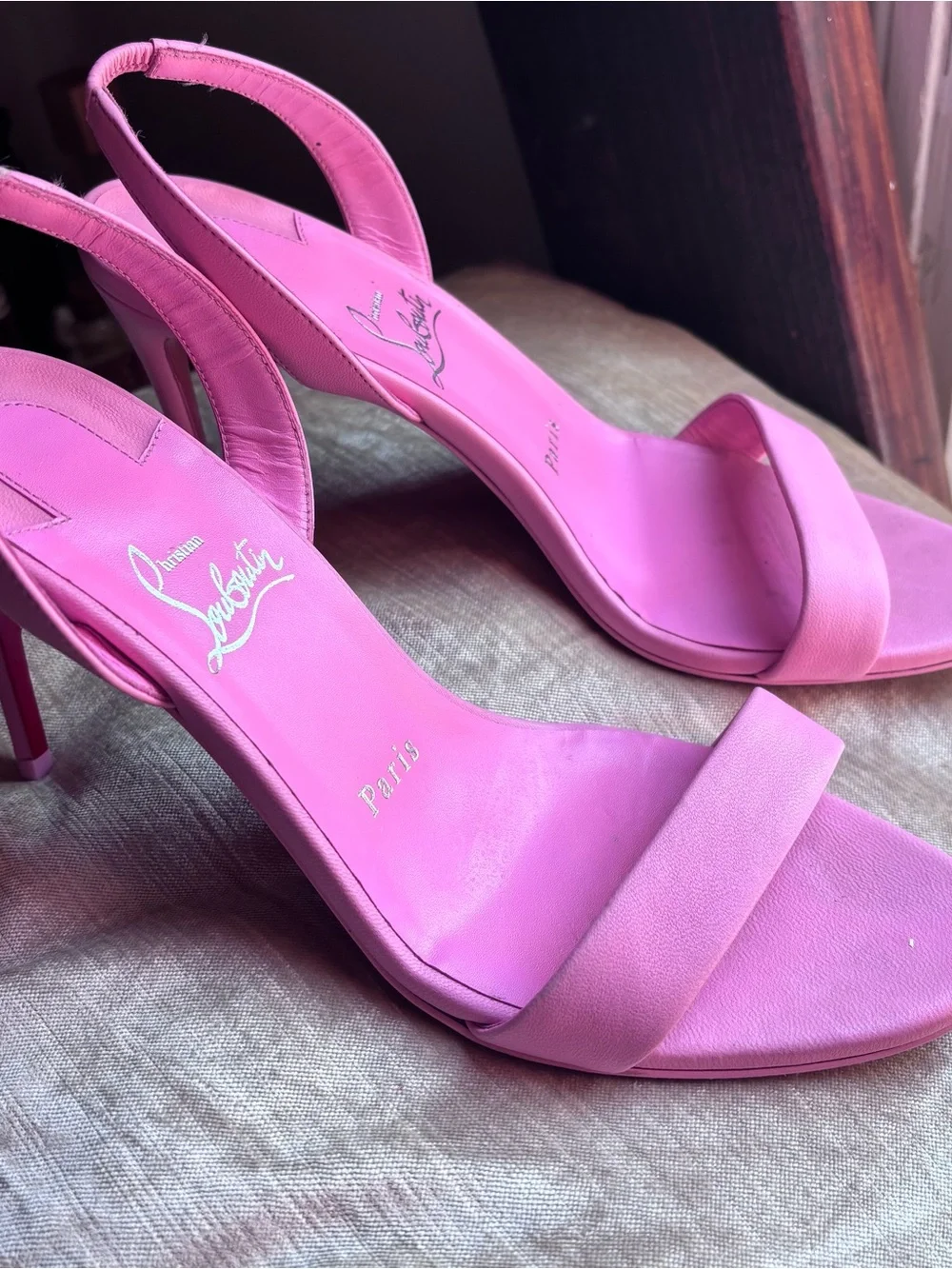Christian Louboutin pink christian